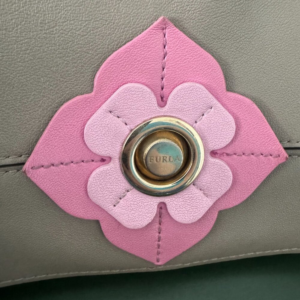 Authentic Limited Edition Leather Furla Delizia Bag, Italy Made - Picture 4 of 12